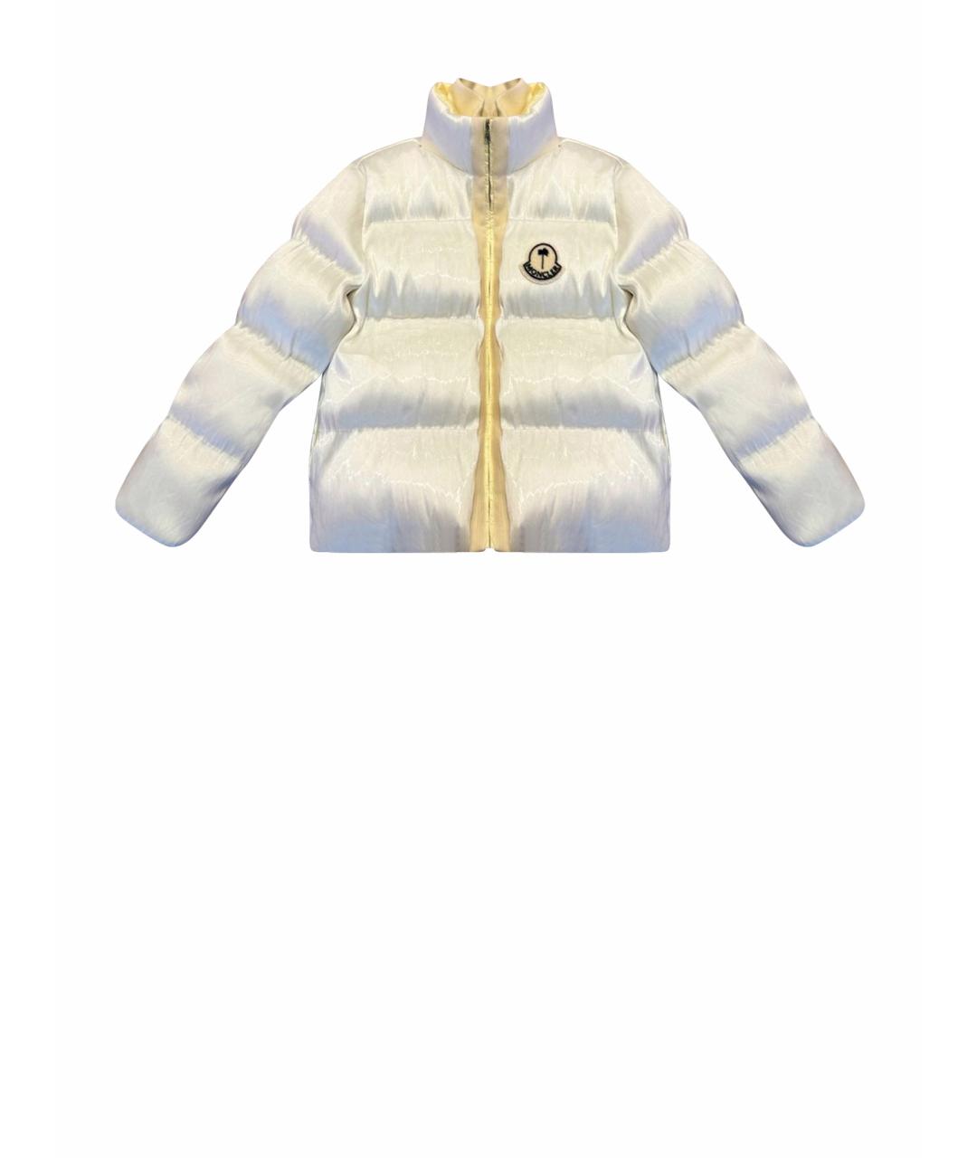 MONCLER Белый пуховик, фото 1