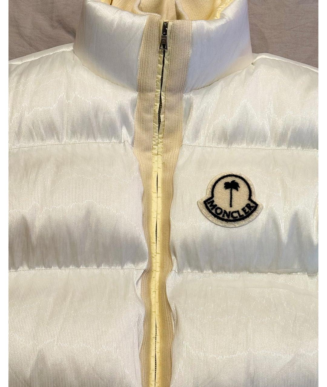 MONCLER Белый пуховик, фото 2