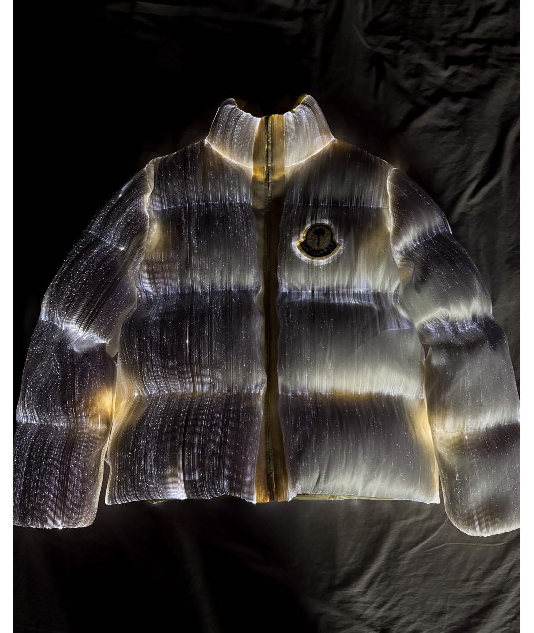 MONCLER Белый пуховик, фото 5