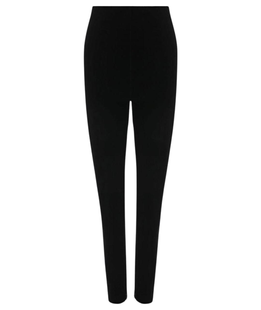 SAINT LAURENT Черные бархатные брюки узкие, фото 1