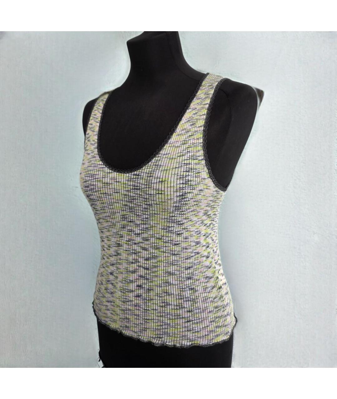 MISSONI Белая хлопковая майка, фото 2