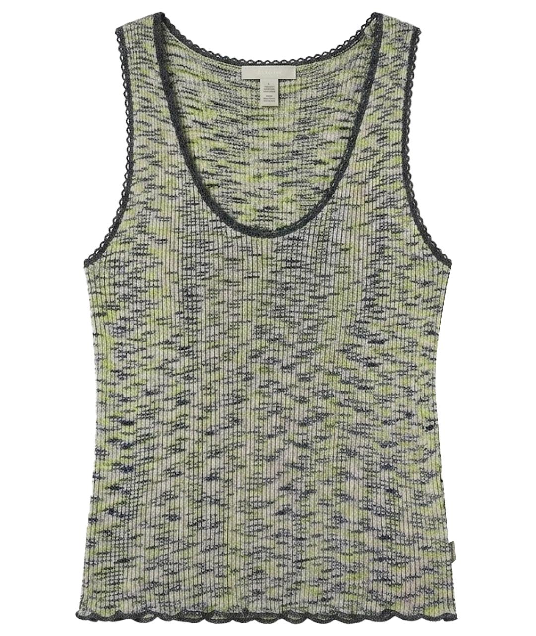 MISSONI Белая хлопковая майка, фото 1