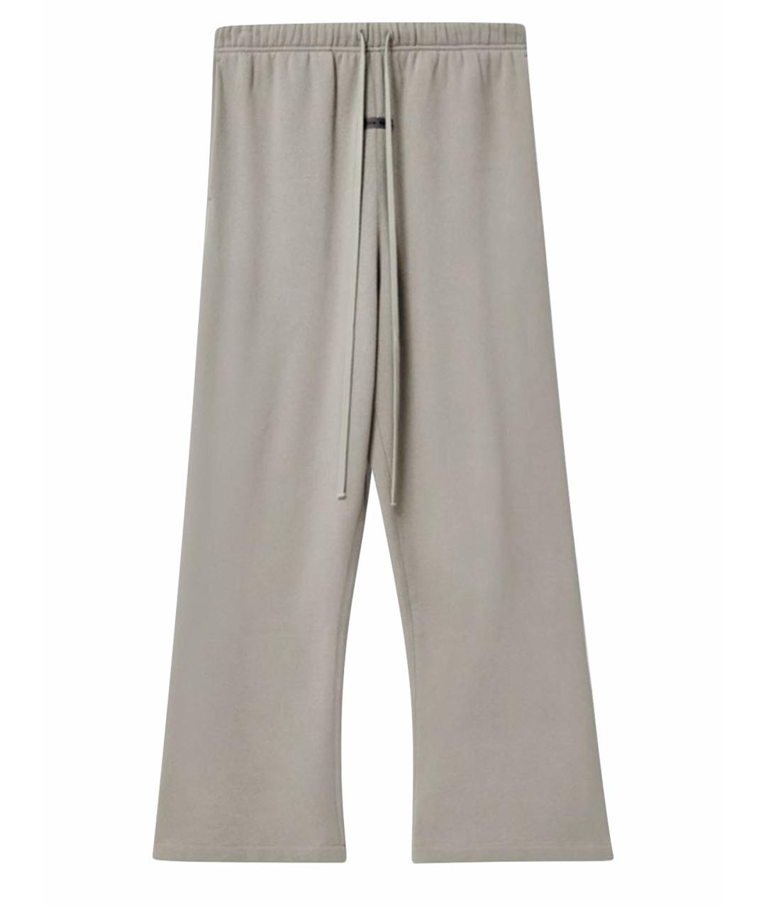 FEAR OF GOD ESSENTIALS Серые хлопковые повседневные брюки, фото 1