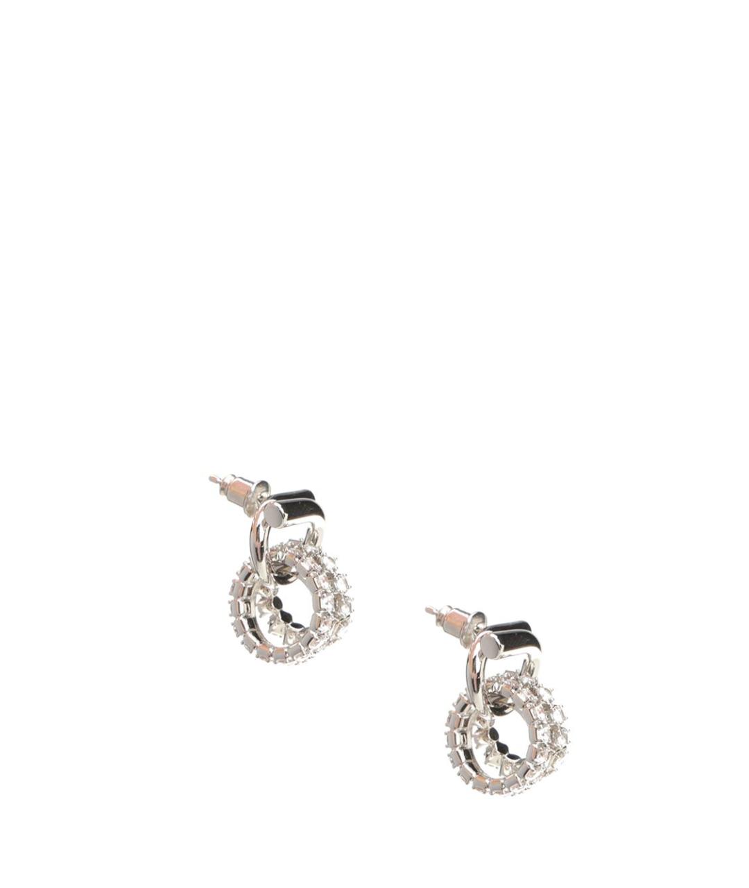 FERRAGAMO Серебряные латунные серьги, фото 2