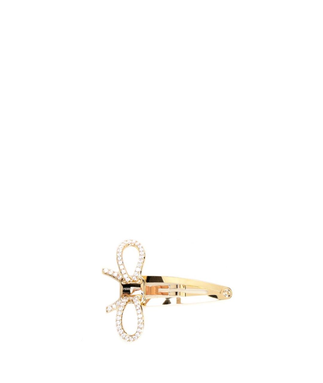 FERRAGAMO Золотая заколка, фото 1