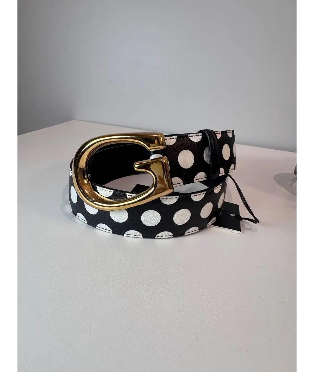 GUCCI Черный кожаный ремень, фото 7