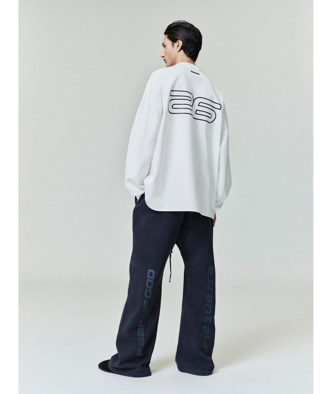 FEAR OF GOD ESSENTIALS Черные хлопковые повседневные брюки, фото 5