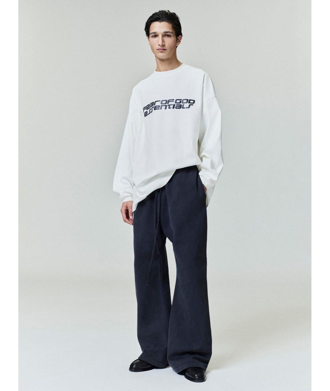 FEAR OF GOD ESSENTIALS Черные хлопковые повседневные брюки, фото 6