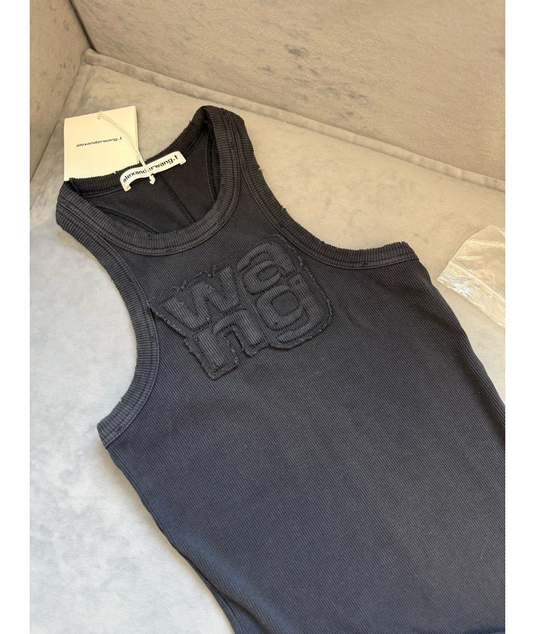 ALEXANDER WANG Антрацитовое повседневное платье, фото 6