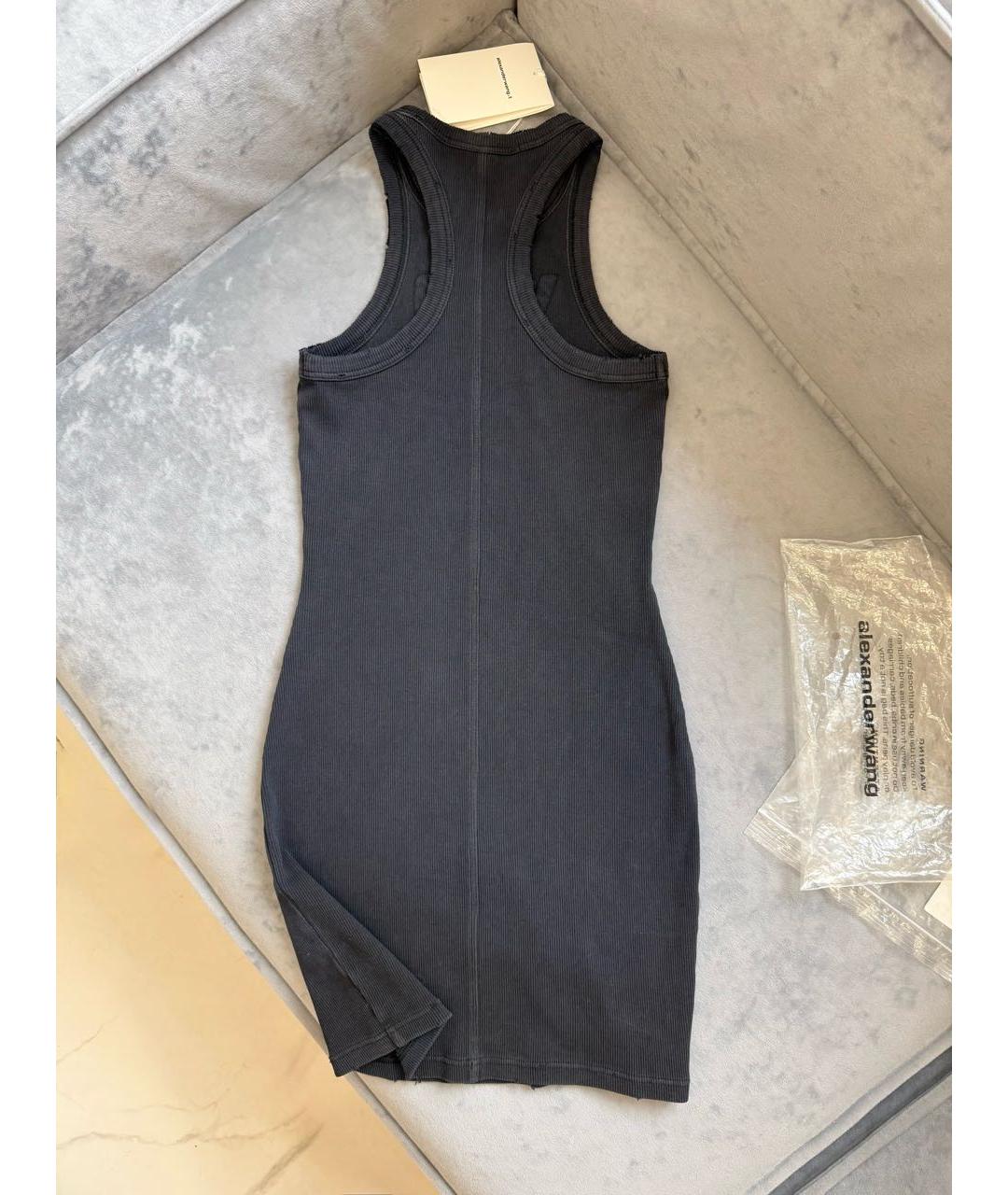ALEXANDER WANG Антрацитовое повседневное платье, фото 7