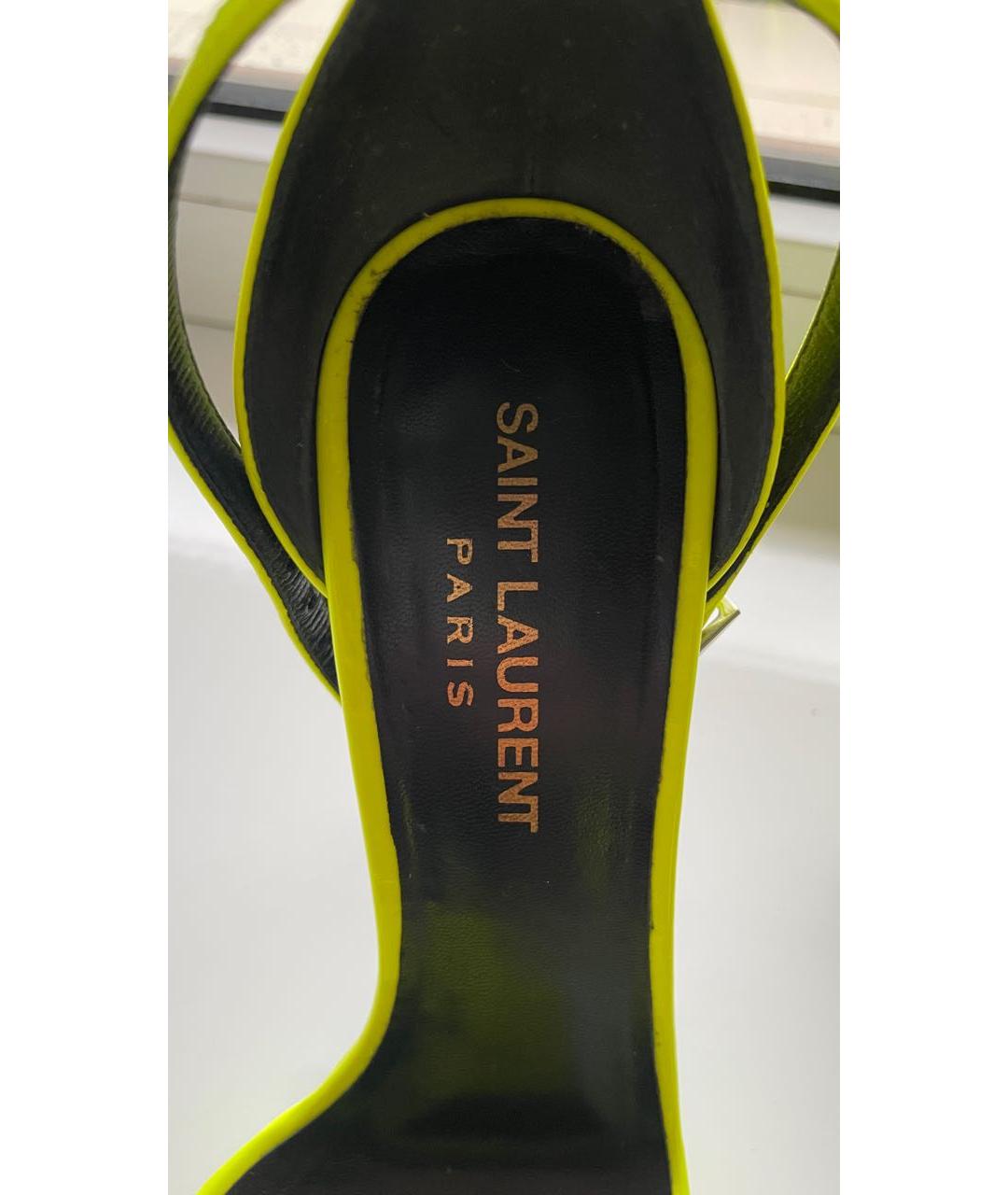 SAINT LAURENT Босоножки из искусственной кожи, фото 3