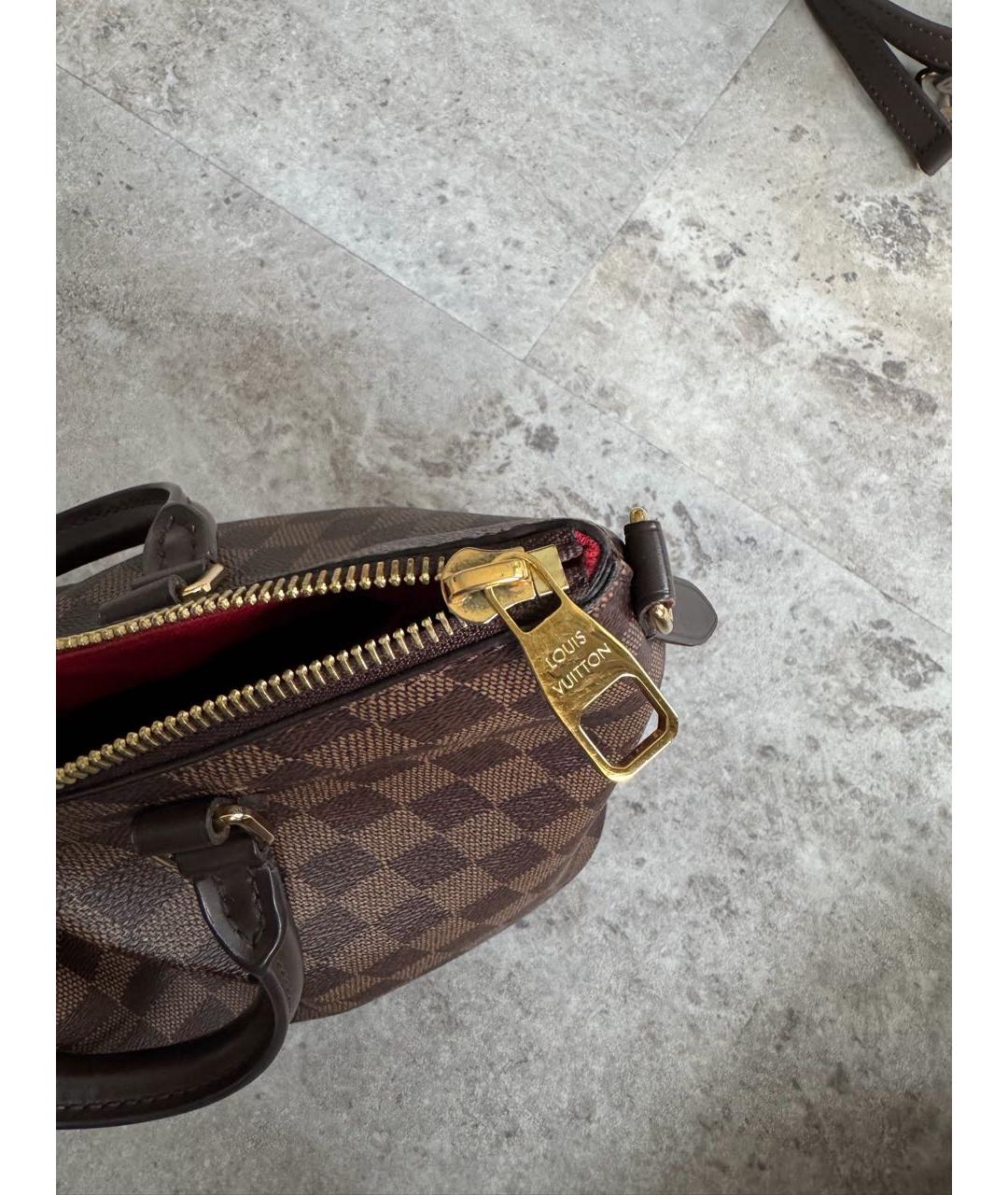 LOUIS VUITTON Коричневая сумка с короткими ручками, фото 5