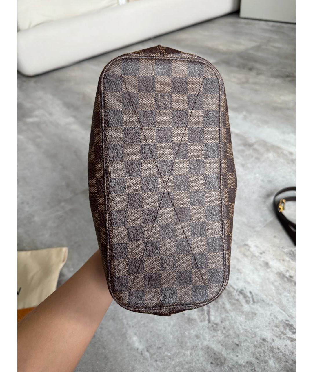 LOUIS VUITTON Коричневая сумка с короткими ручками, фото 4