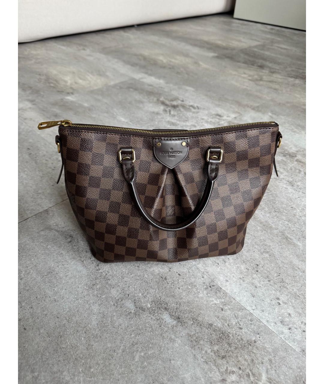 LOUIS VUITTON Коричневая сумка с короткими ручками, фото 8