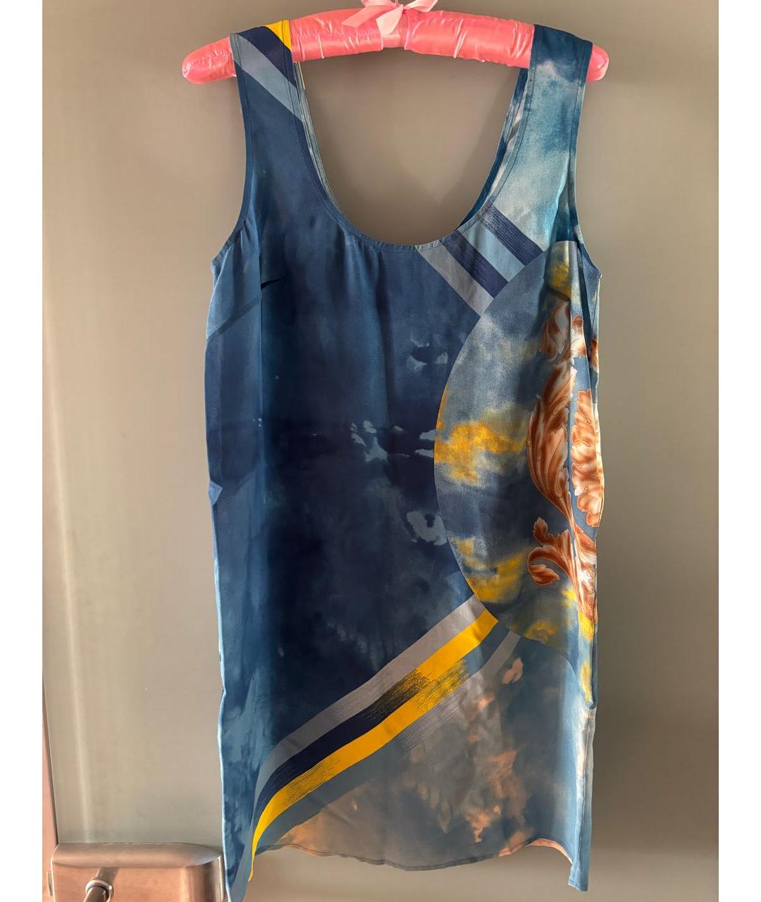 VERSACE Мульти шелковая туника, фото 8