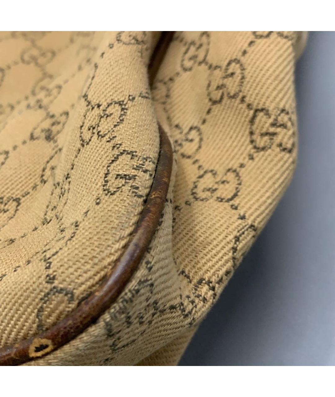 GUCCI Бежевая сумка тоут, фото 5