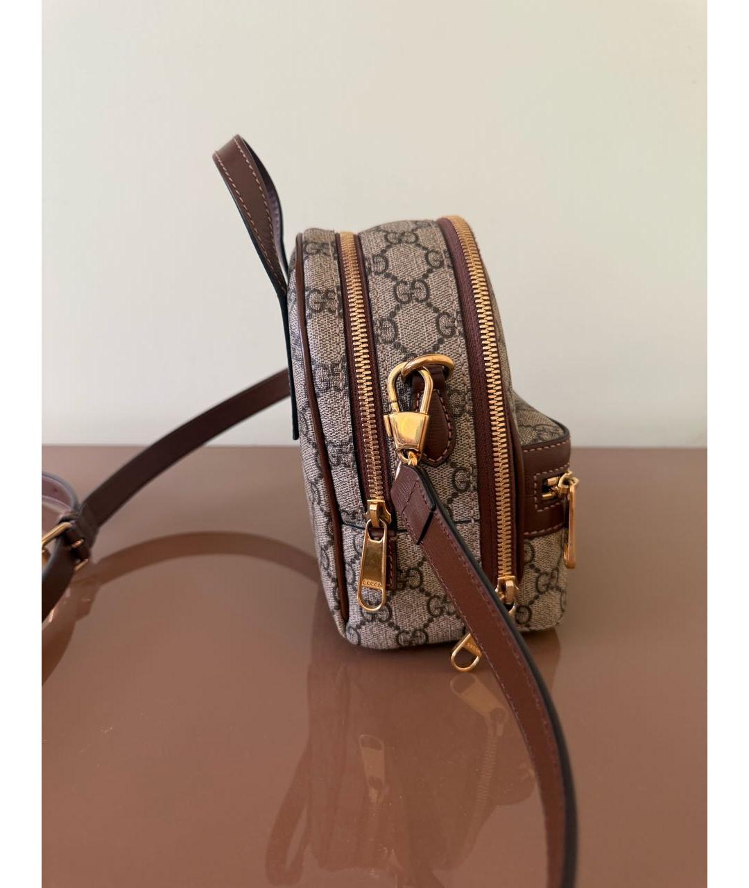 GUCCI Коричневый рюкзак, фото 8