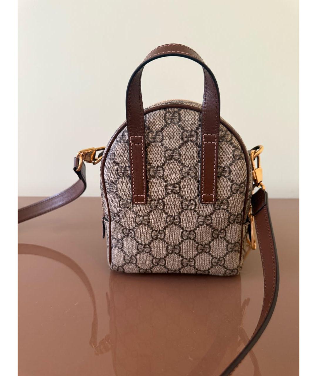GUCCI Коричневый рюкзак, фото 7