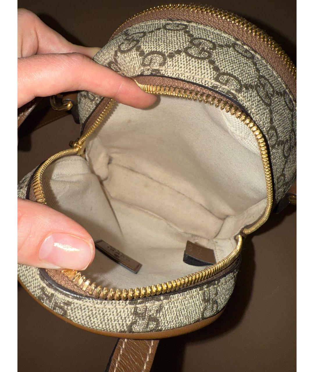 GUCCI Коричневый рюкзак, фото 4