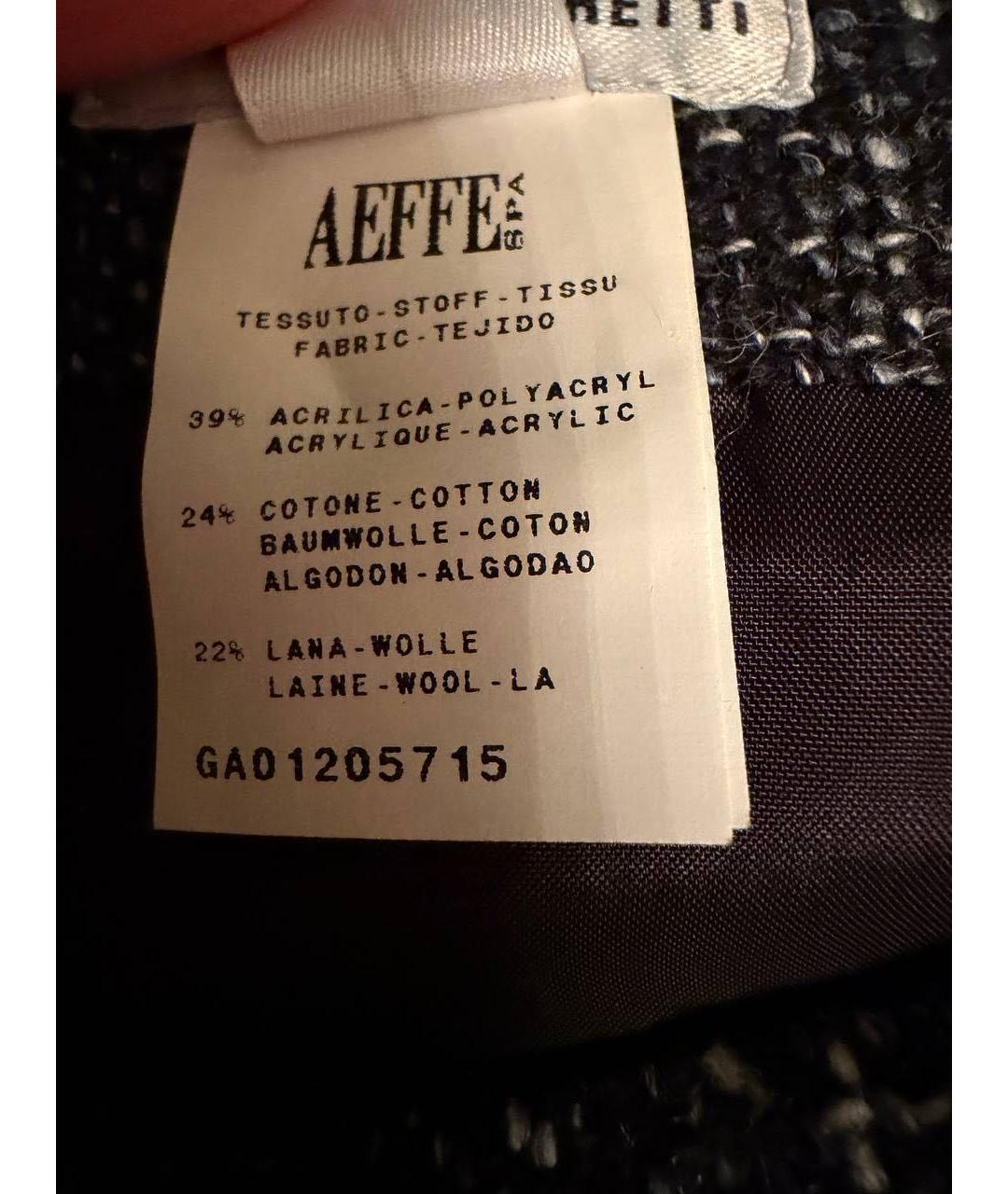 ALBERTA FERRETTI Антрацитовый хлопковый костюм с юбками, фото 8