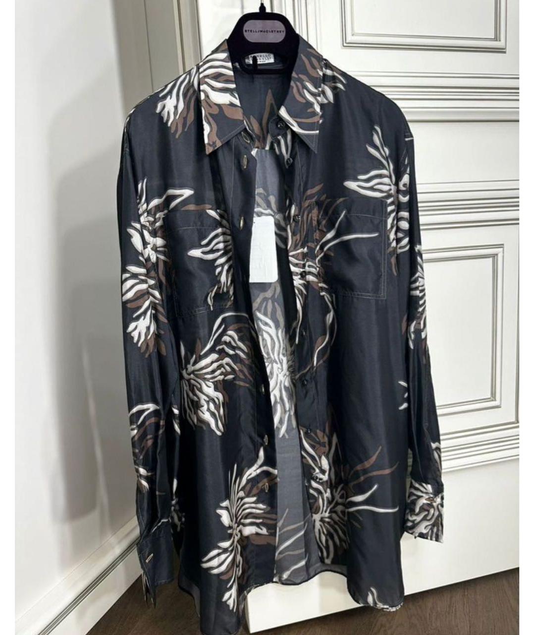 BRUNELLO CUCINELLI Черная шелковая блузы, фото 2