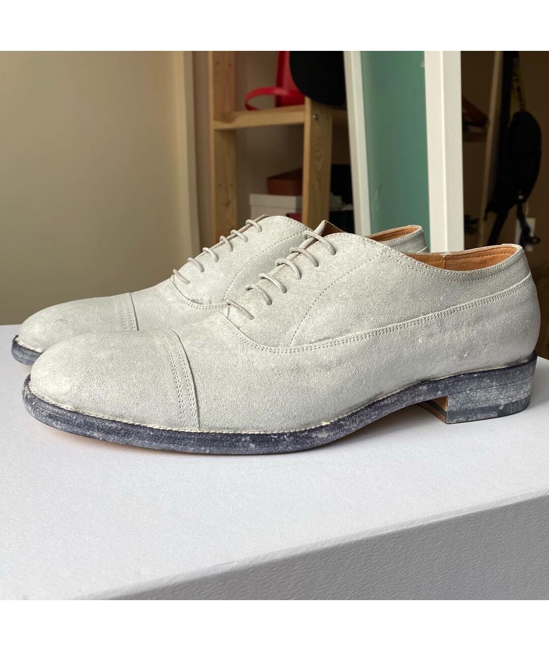 MAISON MARGIELA Кожаные низкие ботинки, фото 6