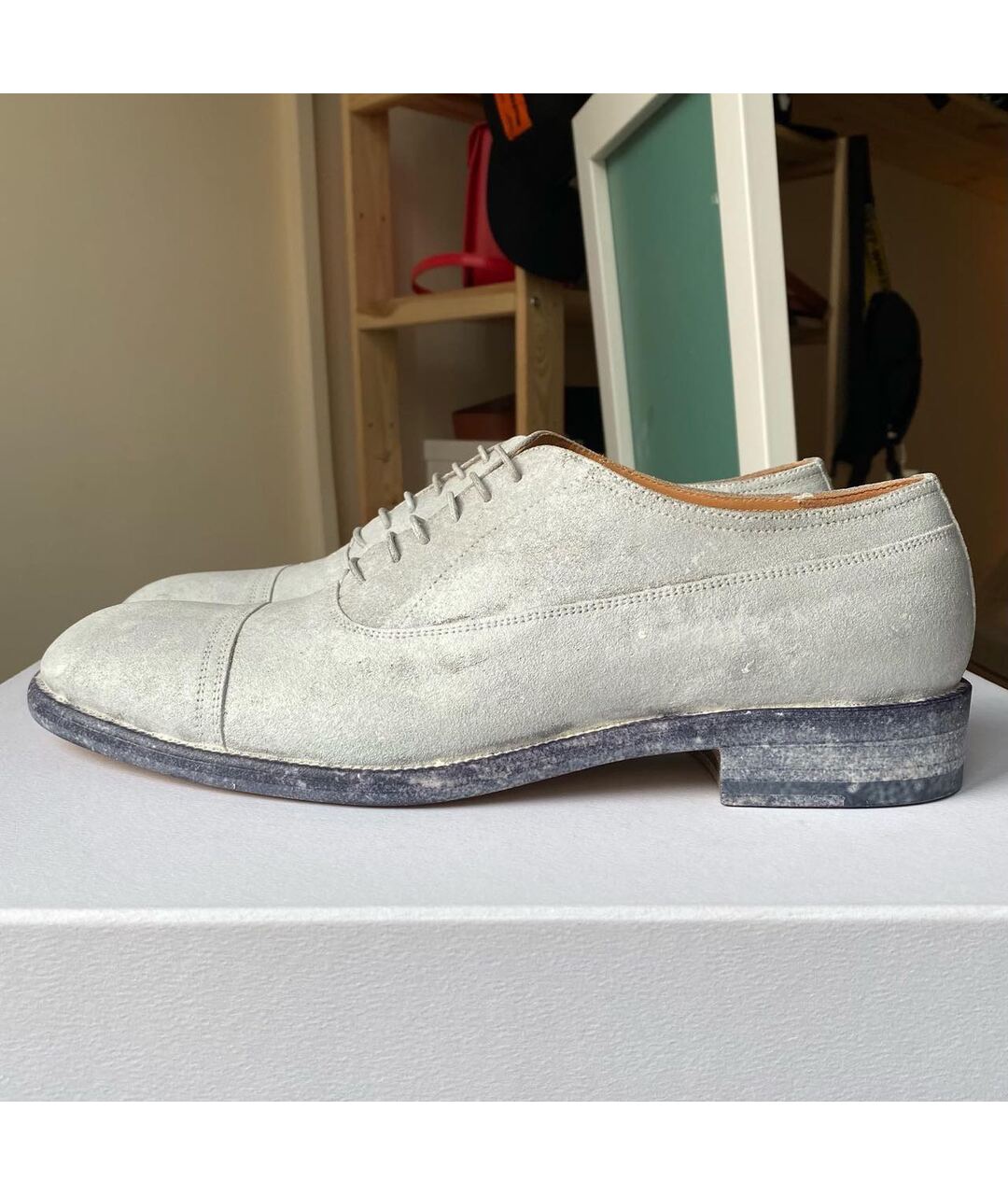 MAISON MARGIELA Кожаные низкие ботинки, фото 3