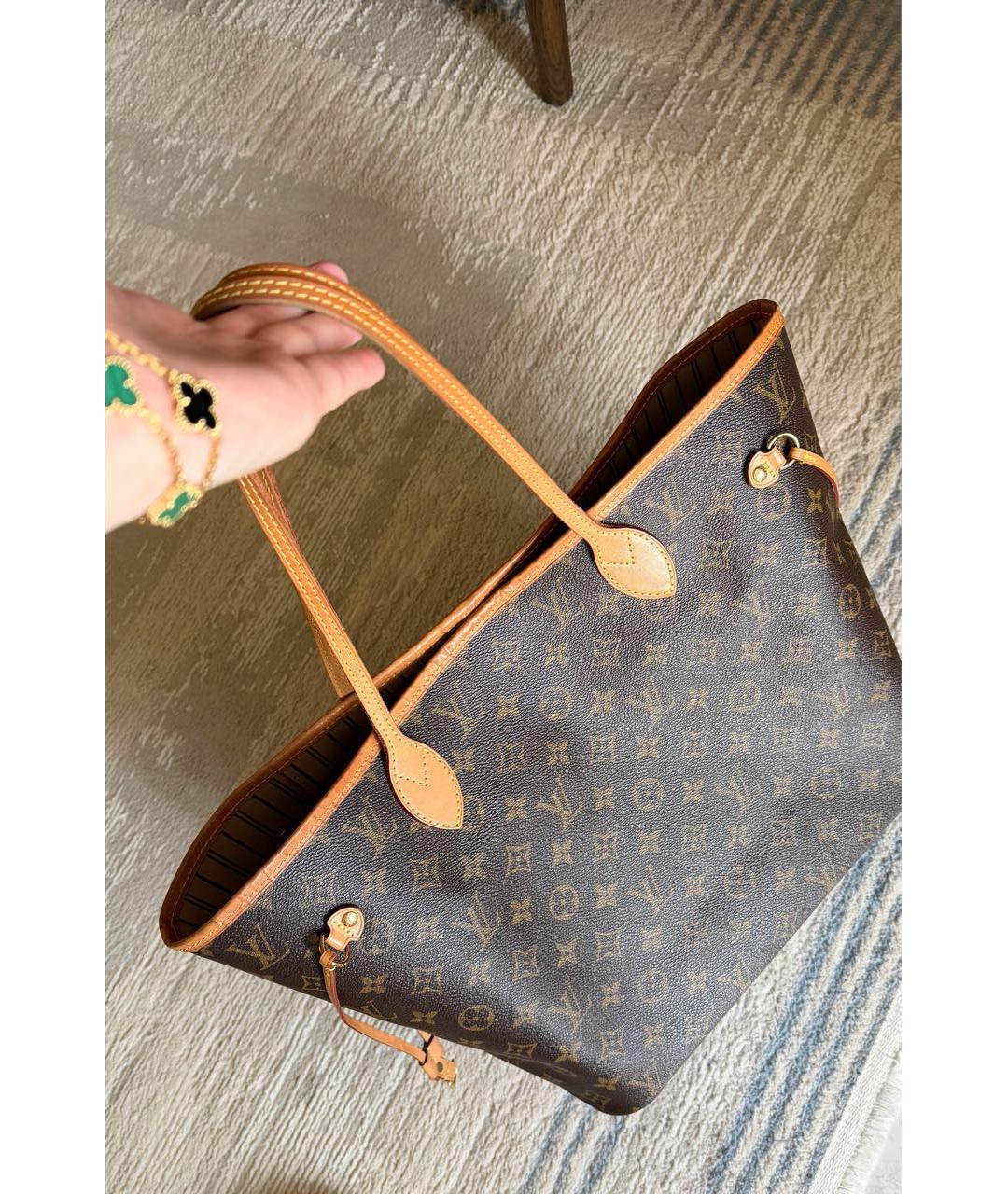 LOUIS VUITTON Коричневая сумка тоут, фото 2