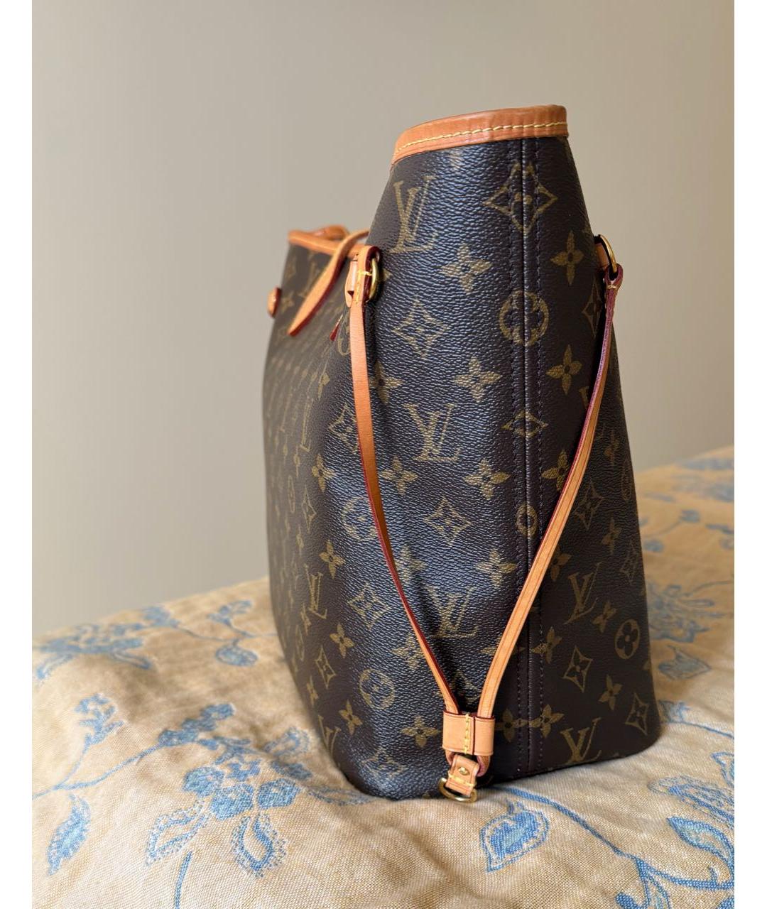 LOUIS VUITTON Коричневая сумка тоут, фото 4