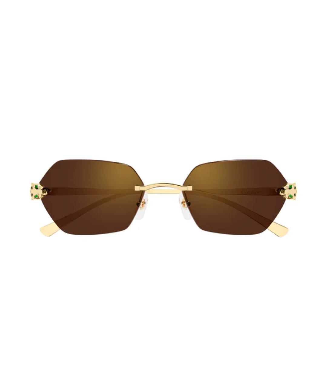 CARTIER Золотые солнцезащитные очки, фото 1