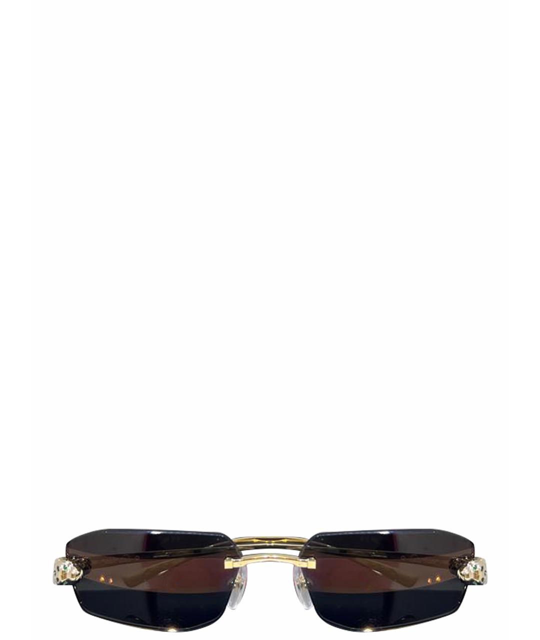CARTIER Золотые солнцезащитные очки, фото 1