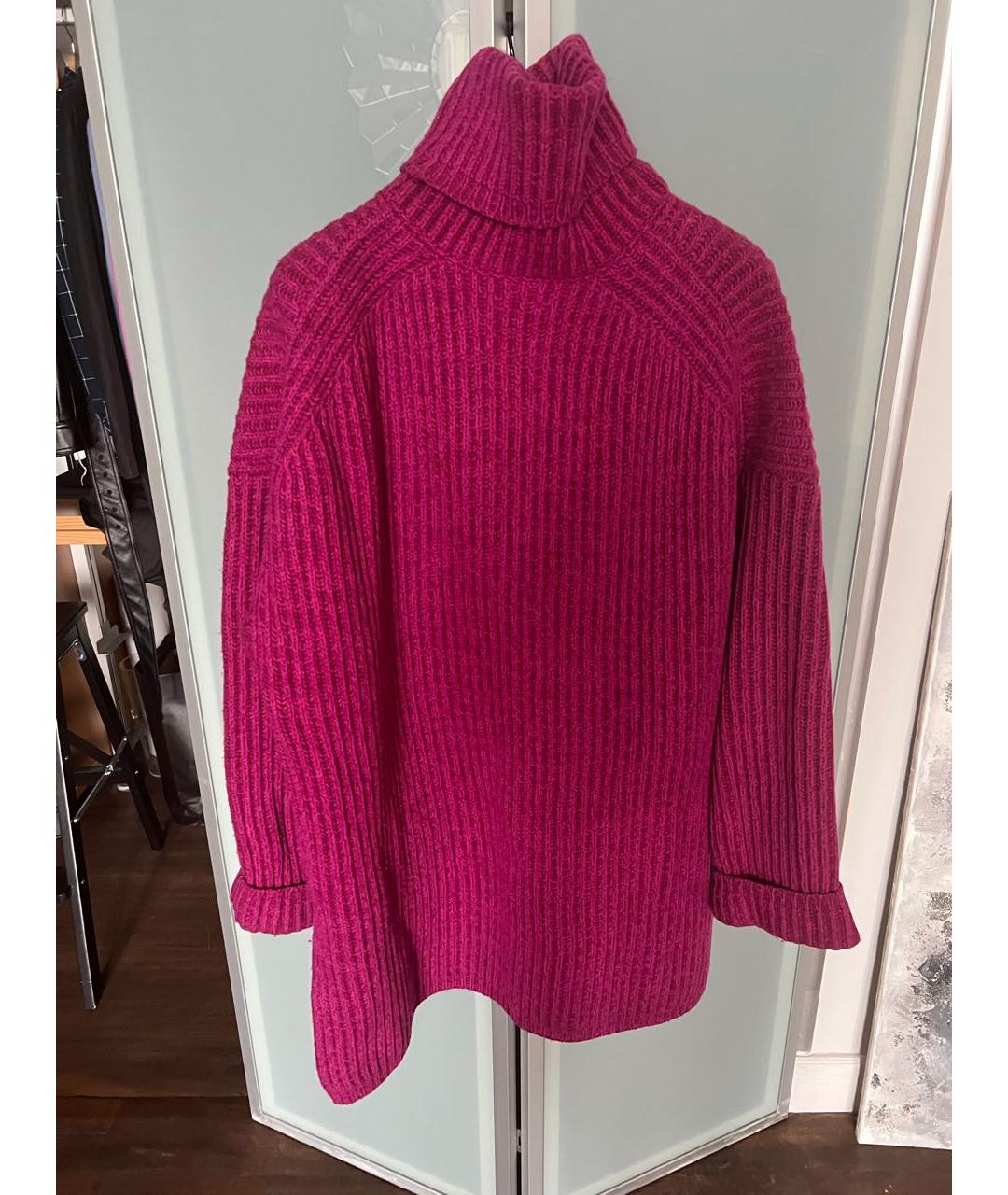 ACNE STUDIOS Розовый шерстяной джемпер / свитер, фото 6