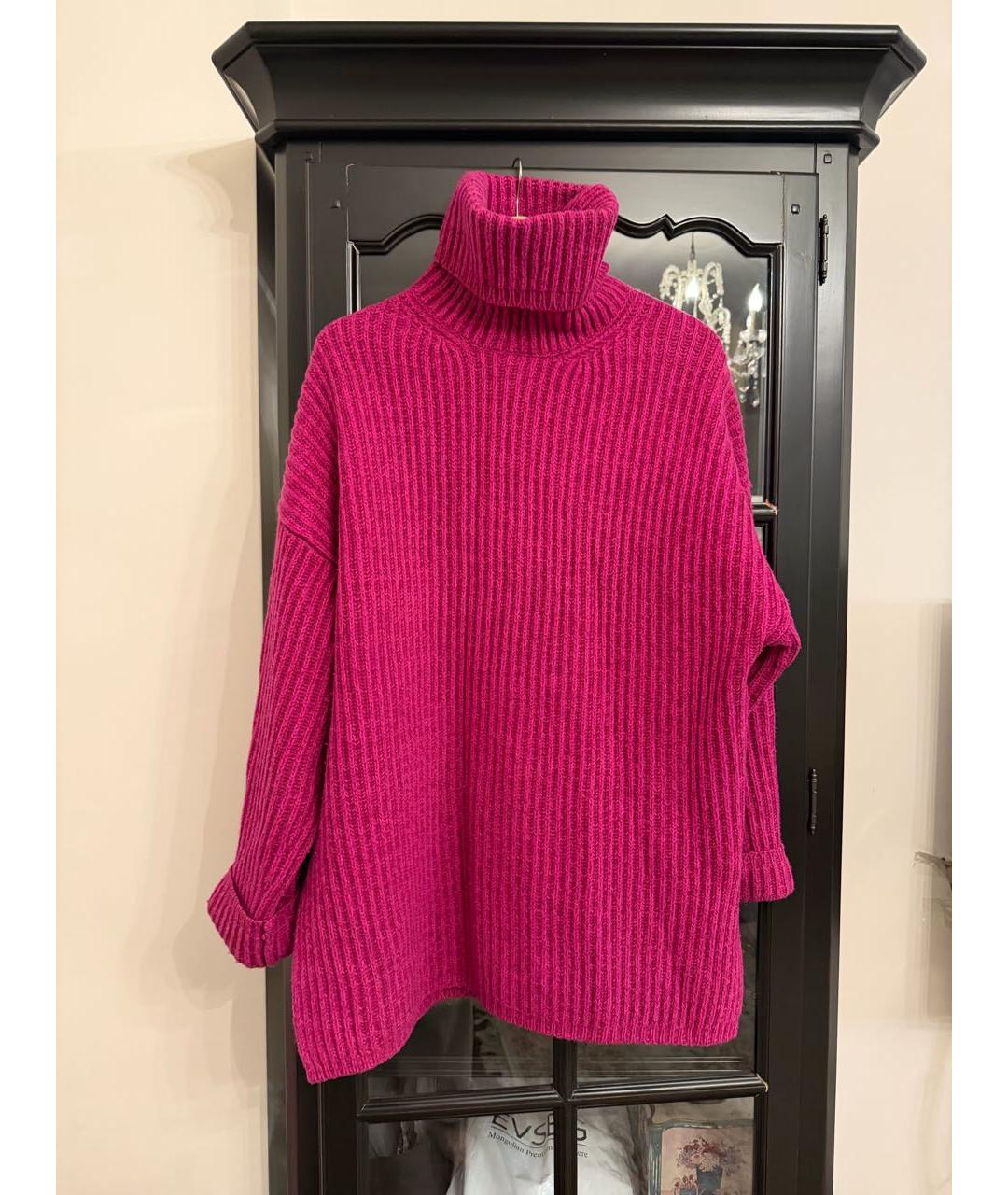 ACNE STUDIOS Розовый шерстяной джемпер / свитер, фото 8