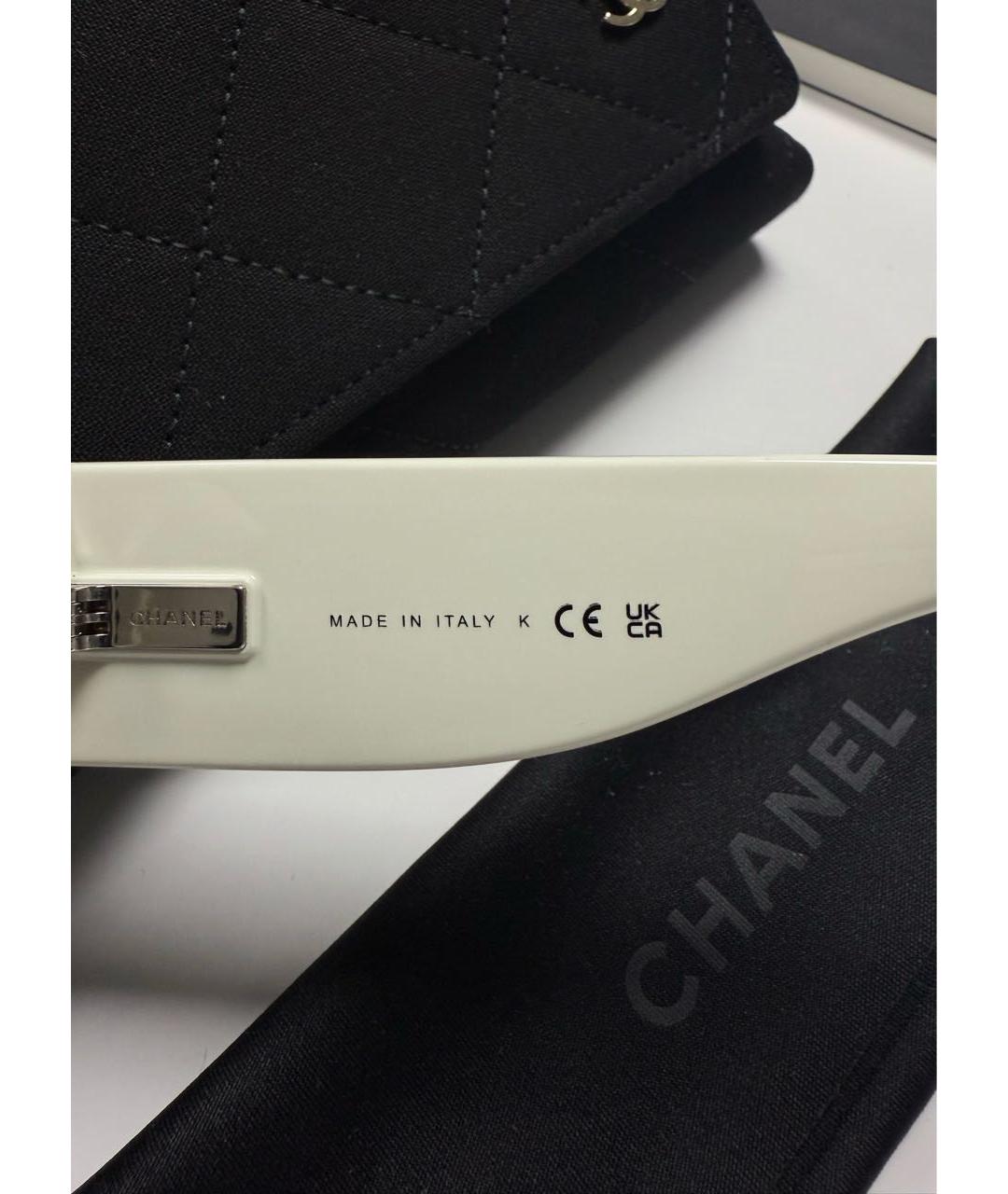 CHANEL Черные пластиковые солнцезащитные очки, фото 5