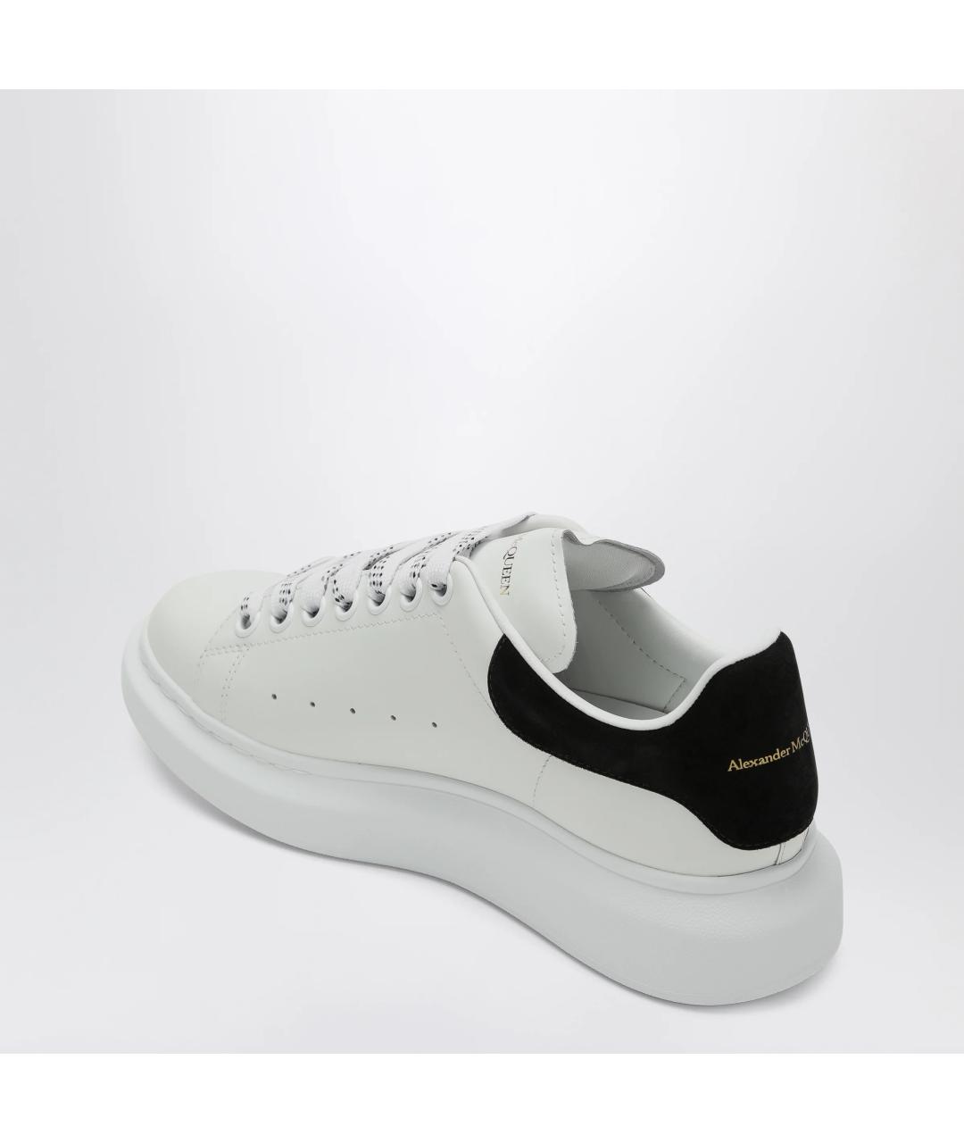 ALEXANDER MCQUEEN Белые кожаные кроссовки, фото 2