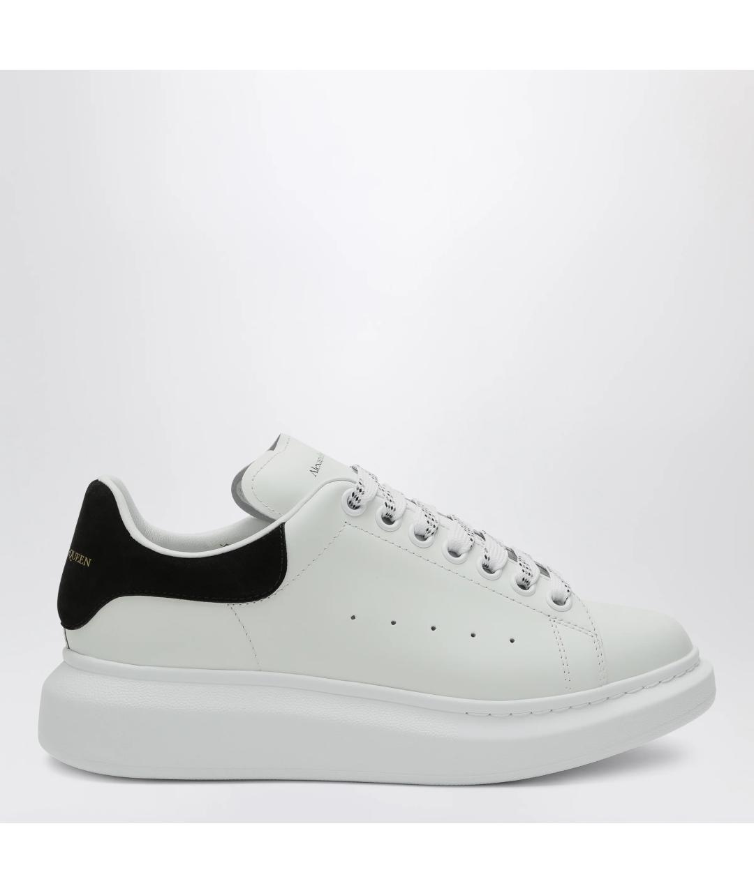 ALEXANDER MCQUEEN Белые кожаные кроссовки, фото 3