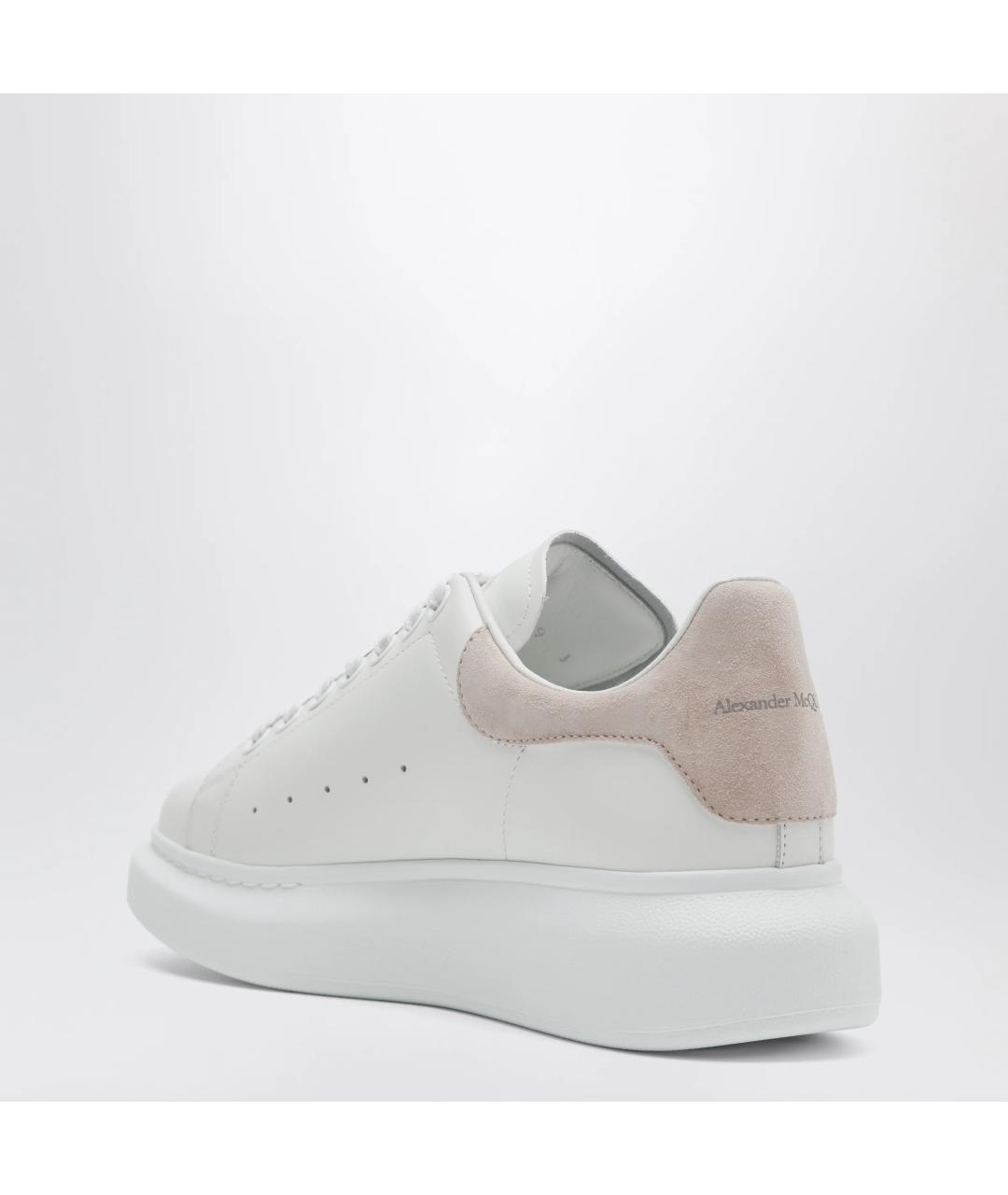 ALEXANDER MCQUEEN Белые кожаные кроссовки, фото 2
