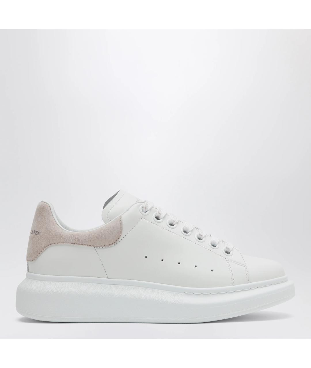 ALEXANDER MCQUEEN Белые кожаные кроссовки, фото 3