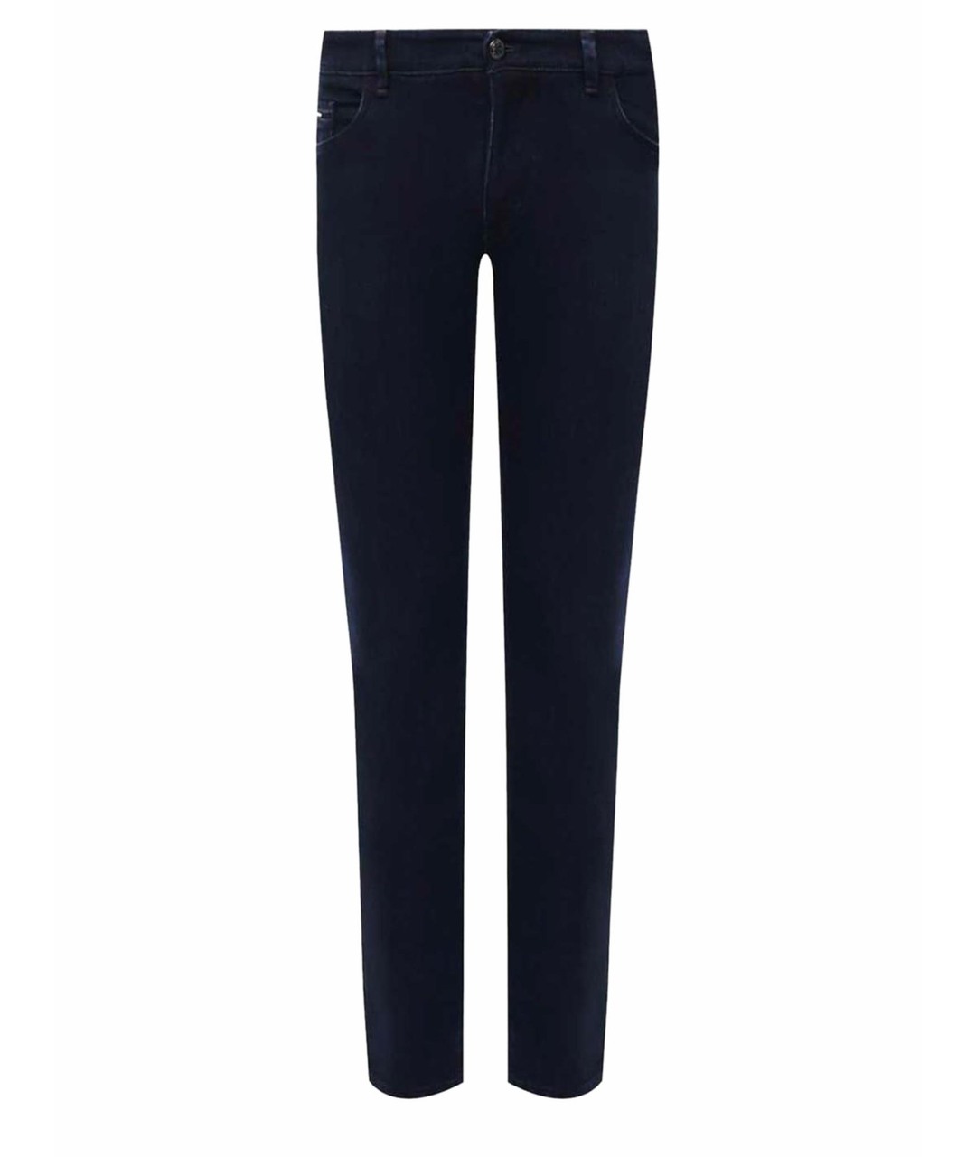 ZILLI Темно-синие хлопко-эластановые джинсы, фото 1