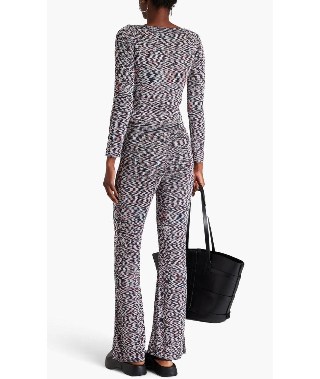 MISSONI Мульти вискозные прямые брюки, фото 3