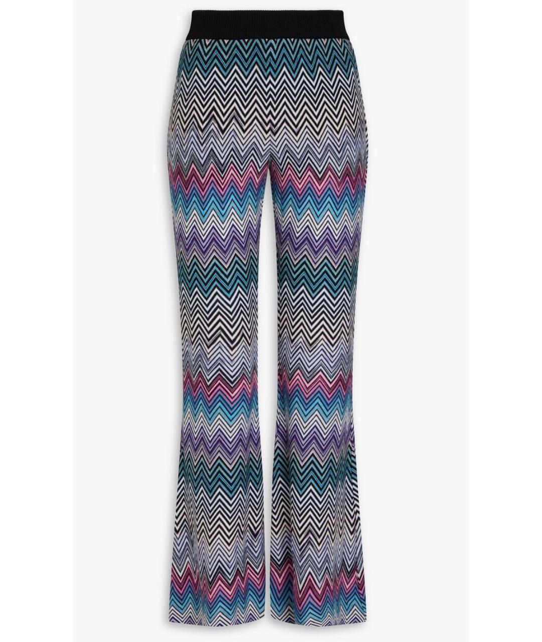 MISSONI Мульти шерстяные прямые брюки, фото 4