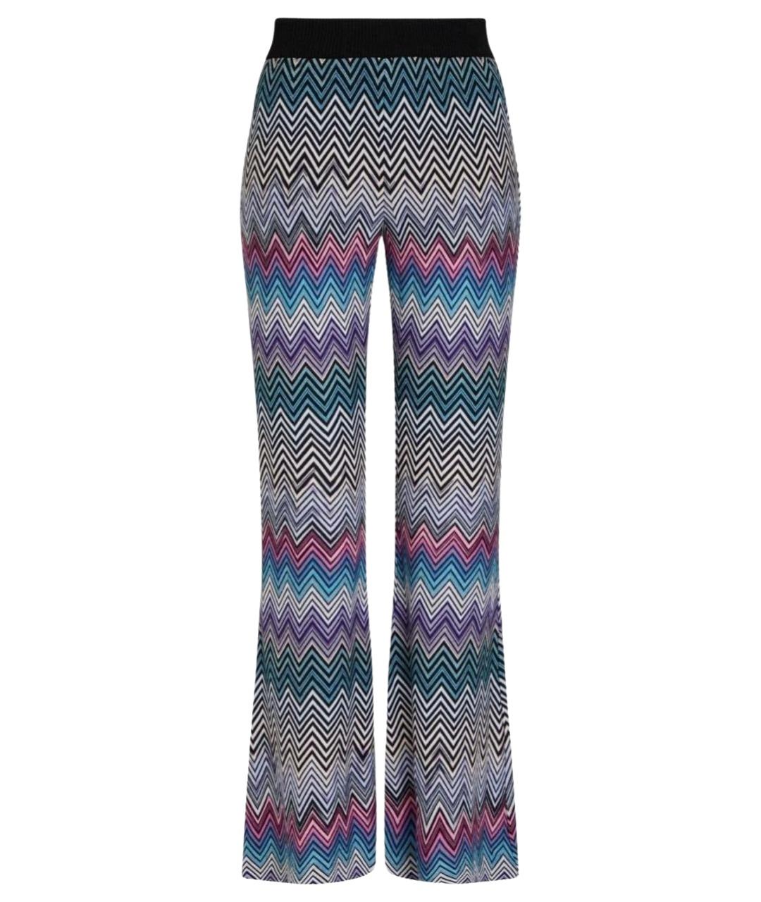 MISSONI Мульти шерстяные прямые брюки, фото 1