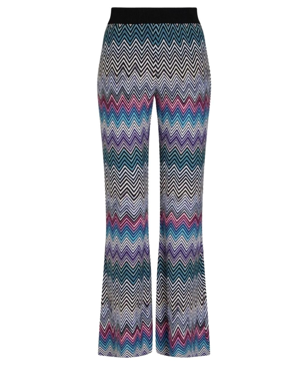 MISSONI Мульти шерстяные прямые брюки, фото 5