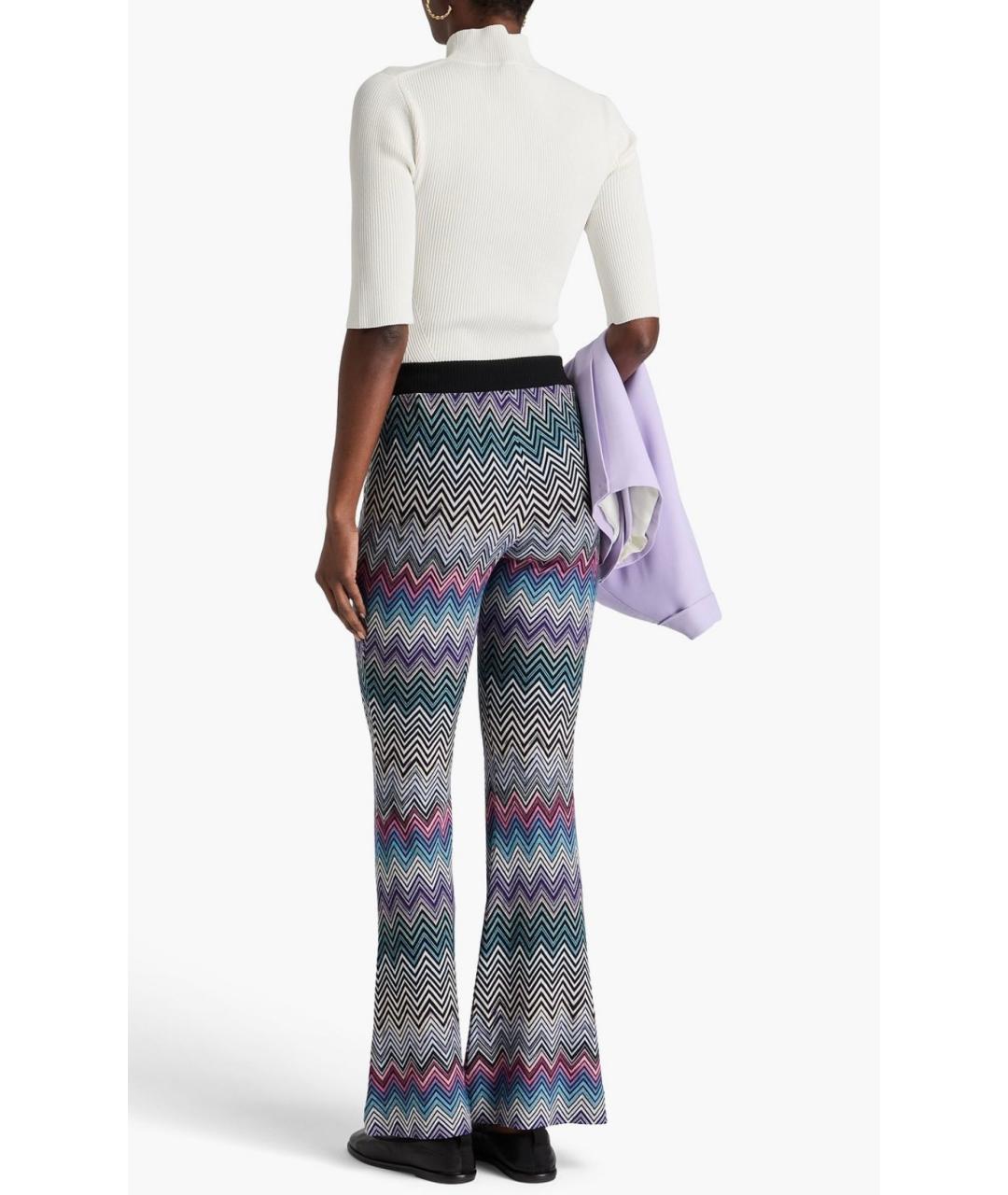 MISSONI Мульти шерстяные прямые брюки, фото 3
