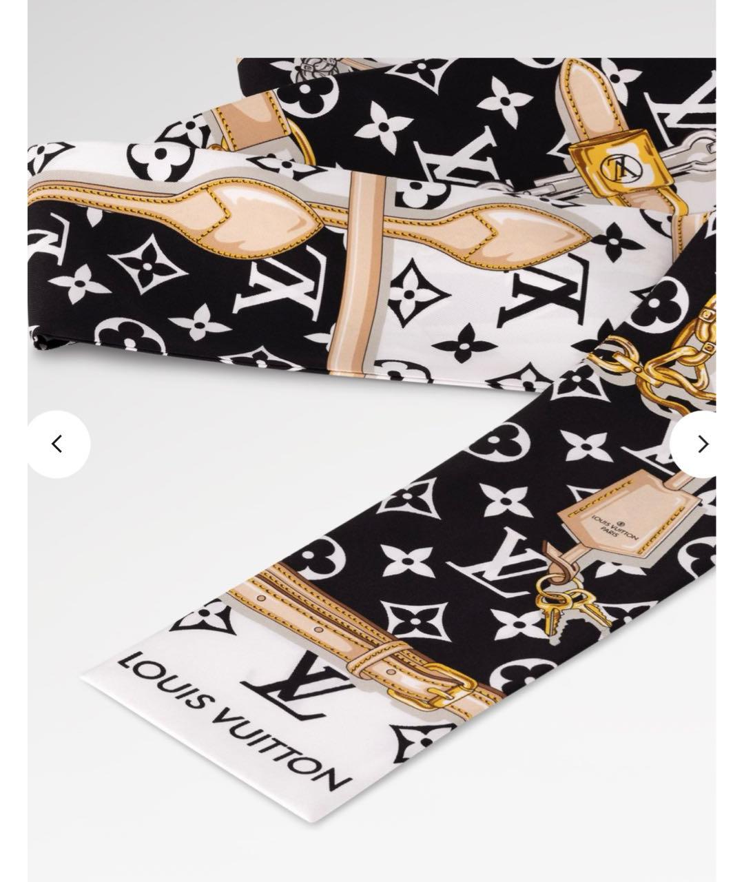 LOUIS VUITTON Мульти шелковый шарф, фото 2