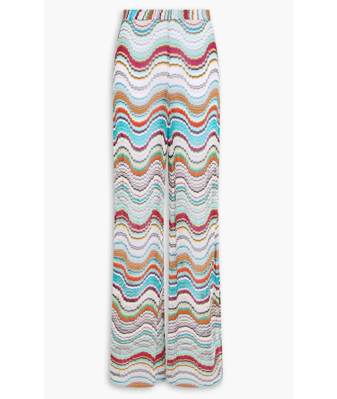 MISSONI Мульти вискозные брюки широкие, фото 4