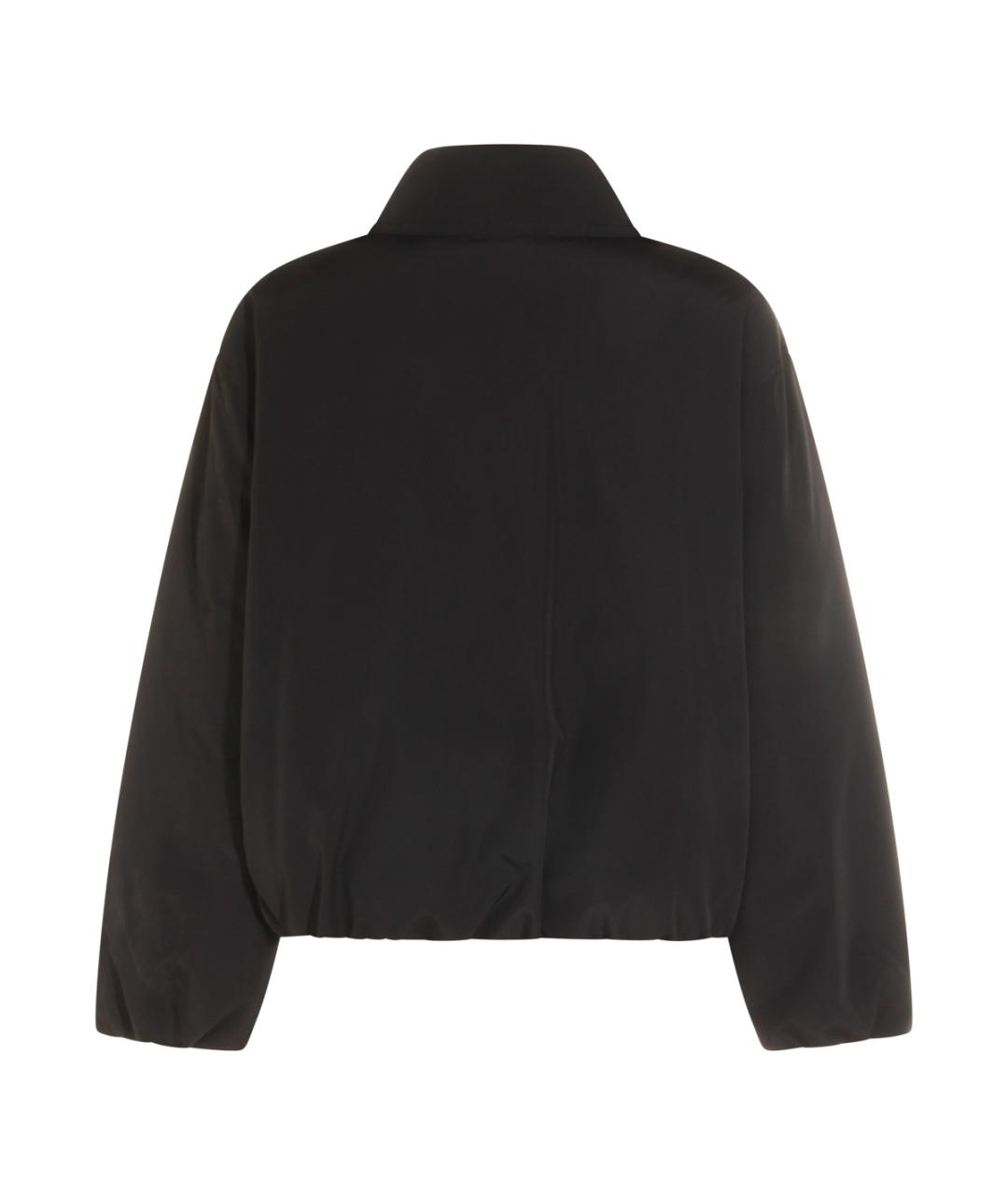 JIL SANDER Черная полиэстеровая куртка, фото 2