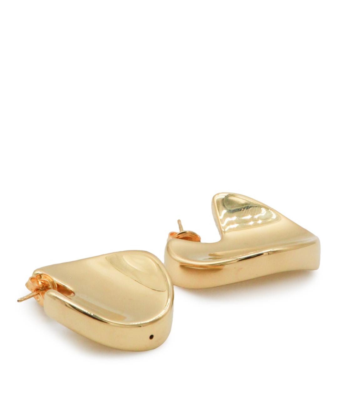 BOTTEGA VENETA Золотые серебряные серьги, фото 4