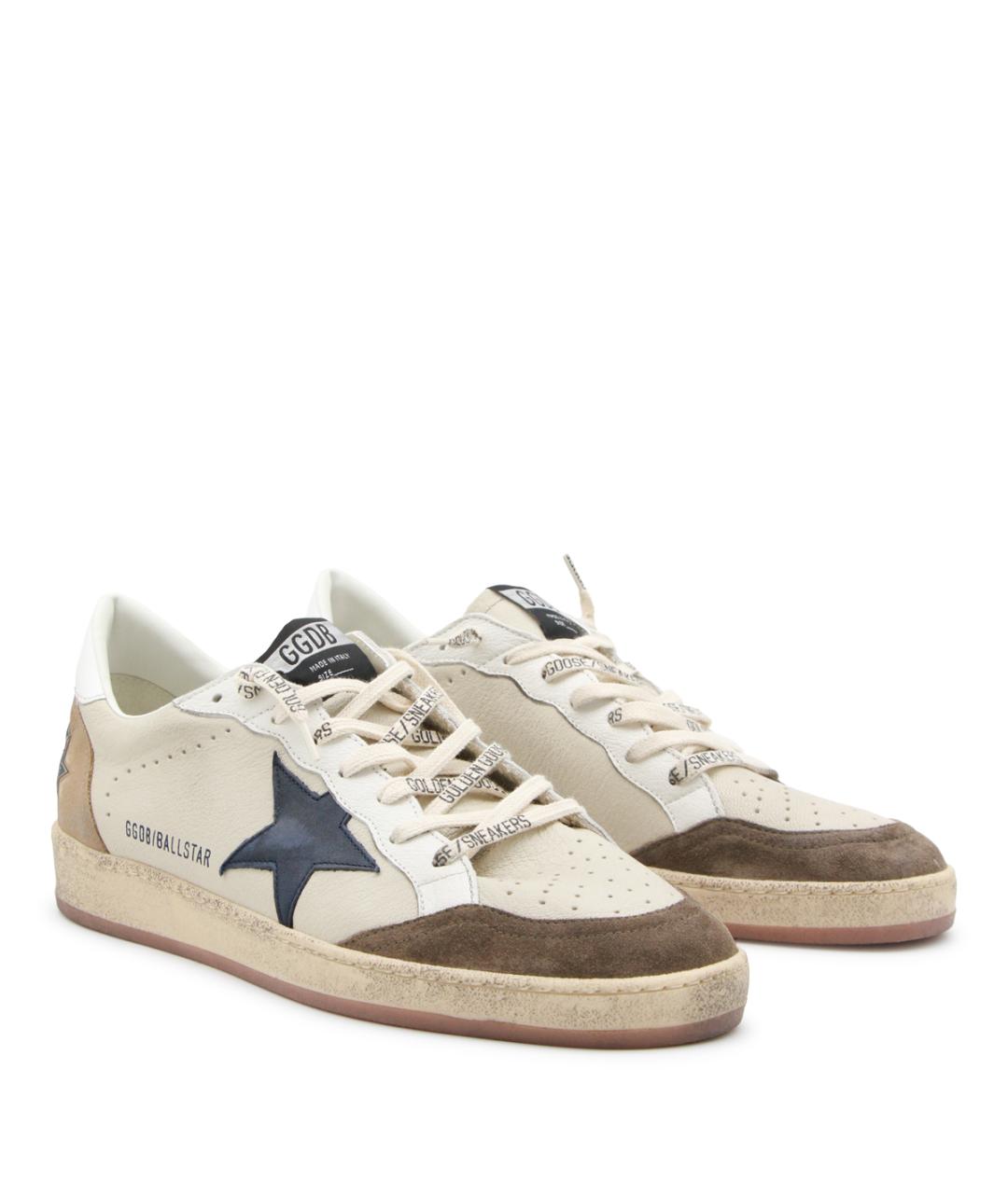 GOLDEN GOOSE DELUXE BRAND Мульти кожаные низкие кроссовки / кеды, фото 2