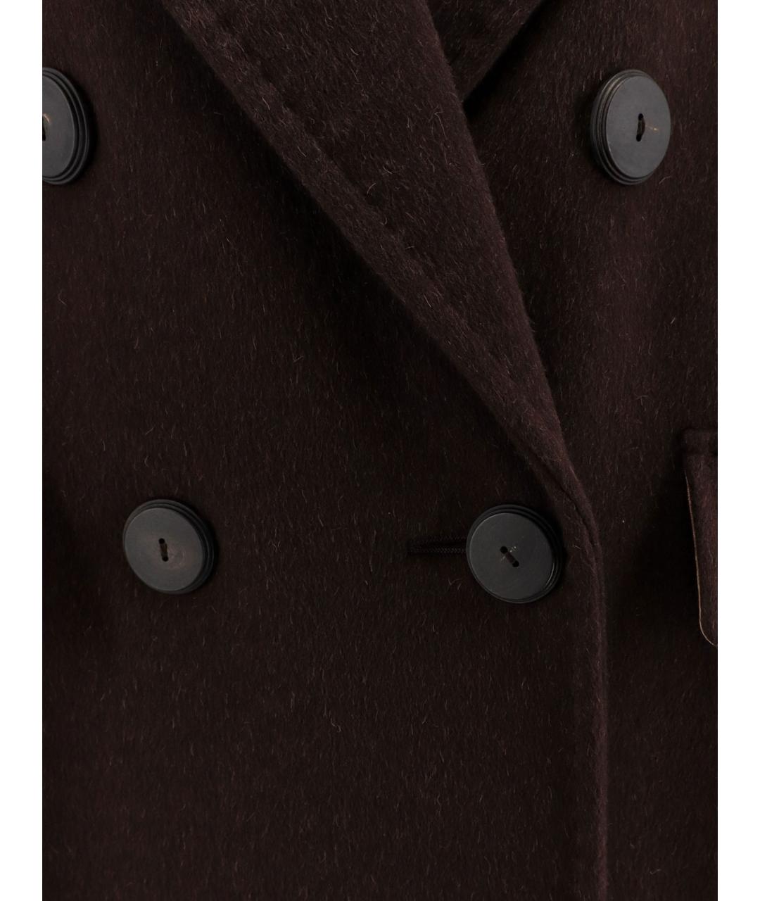 MAX MARA Черное шерстяное пальто, фото 3